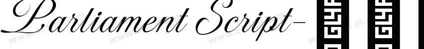 Parliament Script字体转换